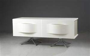 BoConcept. TV-bord skænk, hvidlakeret.