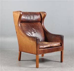 Børge Mogensen. Øreklapstol, model 2204 