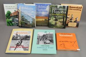 Böcker 8 st Eskilstuna och Södermanland