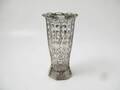Vas, kristall med silverdekor