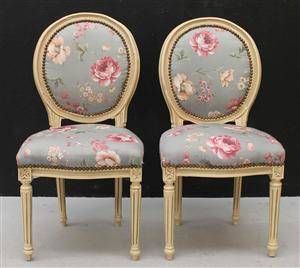 Stolar, ett par, gustaviansk stil 2