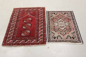 Mattor handknutna 2 st