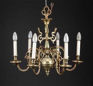 Kirkekrone af messing, 1800-tallet