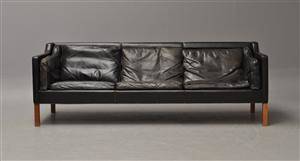 Børge Mogensen. Tre-pers. sofa model 2213 