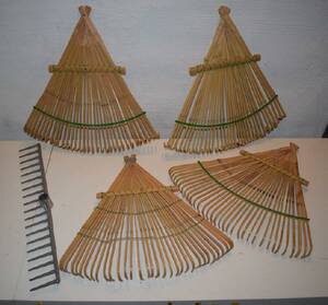 5st räffsor  krattor utan skaft