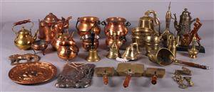 Samling kobber og messing m.m. 30