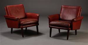 Dansk møbelproducent. Par lænestole, 1960erne 2