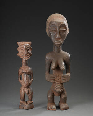 To figurer, Luba, Congo, 1900-tallets slutning 2