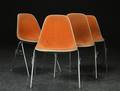 Charles Eames. Fire skalstole, model DSS 4