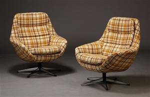 Dansk møbelproducent. Par lænestole, 1970erne