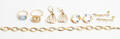 Samling vintagesmykker af 14 kt. guld