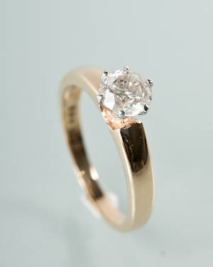 Solitaire ring ca. 0.91 ct.
