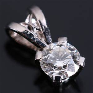 Diamantvedhæng 0.39 ct 