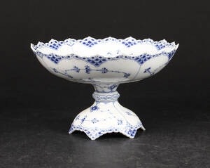 Royal Copenhagen  Kgl. P. Musselmalet halvblonde opsats, 1. sort. 