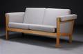 Hans J. Wegner. To-pers. sofa, Getama, model 402