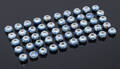 60 charms i blå nuancer 60