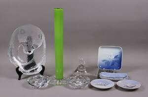 Orrefors glasföremål mm