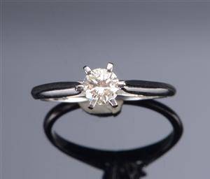 Diamantring, ca 040 ct 