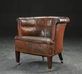 Lænestol  bergere, læder, 1930erne 