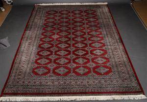 Pakistansk tæppe, uld. 338 x 248 cm