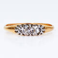 Ring guld briljanter