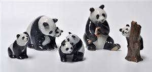 Royal Copenhagen. Samling figurer af porcelæn 5