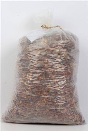 Samling ravstykker , Fanø 0 - 20 gram, Samlet ca. 8120 gram