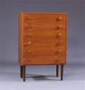 Dansk møbelproducent. Kommode, teaktræ