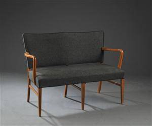 Snedkermester. To-pers. sofa, 1900-tallets midte
