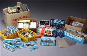 Märklin stor samling skinner m.m. 