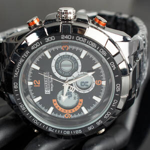 Barkers of Kensington, Armbanduhr, Modell  Mega Sport Black 