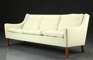 Tre-pers. sofa, uld, dansk møbelproducent