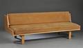 Hans J. Wegner. Briks  sovesofa, stel i bøg 