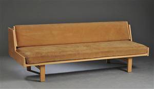 Hans J. Wegner. Briks  sovesofa, stel i bøg 