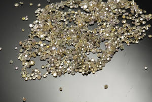 Parti uindfattede diamanter, ca. 10.02 ct
