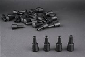 14 mm benforlængere, til 6 stk. Arne Jacobsens stole  passer til bl. a. model 3107 og 3101 m. fl.