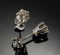 Diamant ørestikker, i alt 1.04 ct.