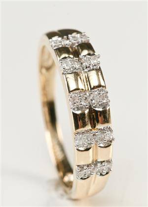 Diamantring ca. 0,20 ct. 