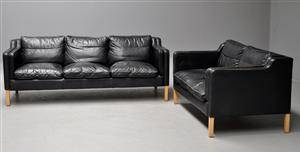 Stouby sofasæt i sort læder 2