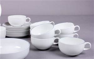 Grete Meyer for Kgl., Blå kant, kaffestel, fajance 31