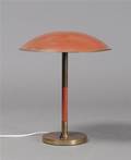 Bordlampe, messing, ant. Lyfa, ca. 194050erne
