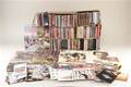 Samling CDer, omkring 200 stk. m.m 200 