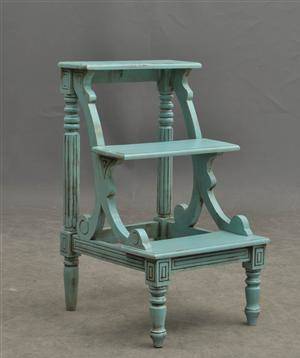 Biblioteksstege i viktoriansk stil