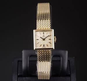 Omega Vintage damearmbåndsur af guld 14 kt.