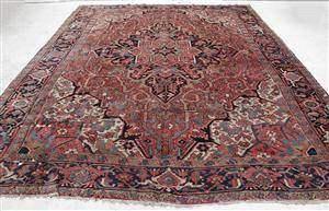 Matta, semiantik Heriz, 377 x 300