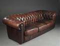 Tre-pers. sofa, Chesterfield stil, 1900-tallets slutning 