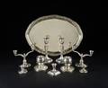 Samling stager samt bakke af plet 10