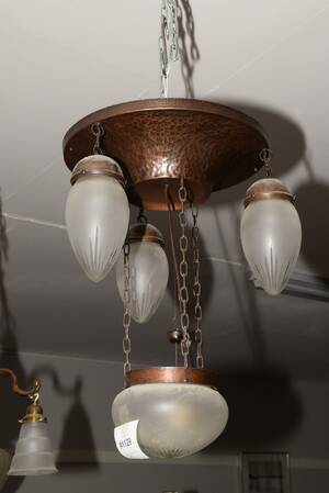 Kopparplafond, diam 45 cm, H 55 cm