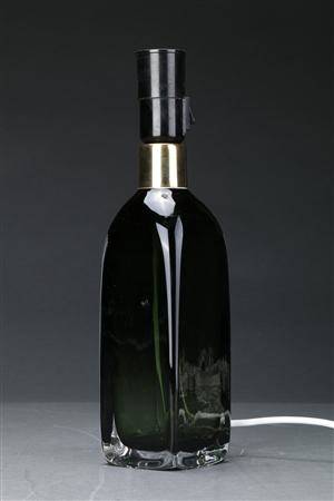 Carl Fagerlund. Bordlampe af glas