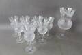 Glas i kristall med slipad tisteldekor 8  1 st